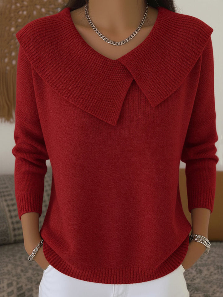 Ida | Wide-Collar Sweater