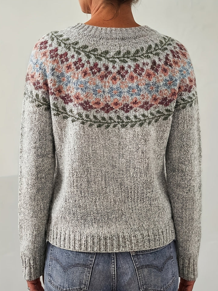 Alina | Grey Knit Sweater