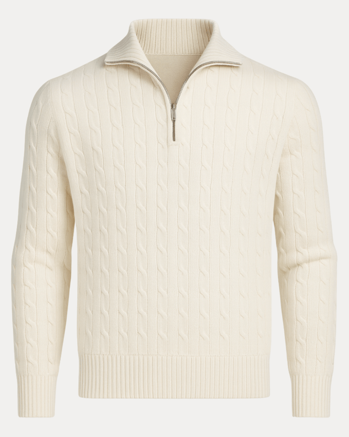 Jersey de ochos para hombre | Textura refinada y calidez duradera
