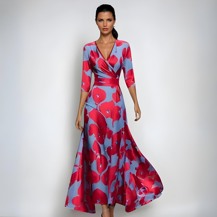 Emilia | Elegant Floral Maxi Dress