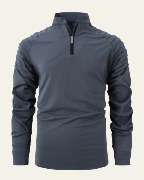 Jersey de media cremallera frontal para hombre | Comodidad diaria y versatilidad contemporánea