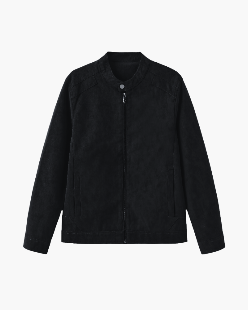 Summer Suede Leather Jacket | Essential Elegance