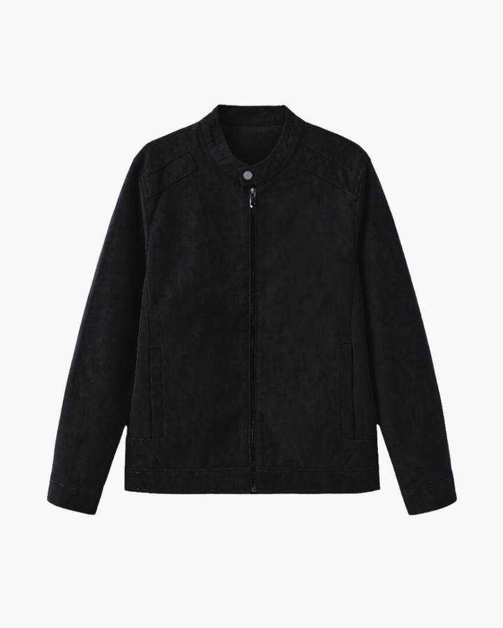 Summer Suede Leather Jacket | Essential Elegance