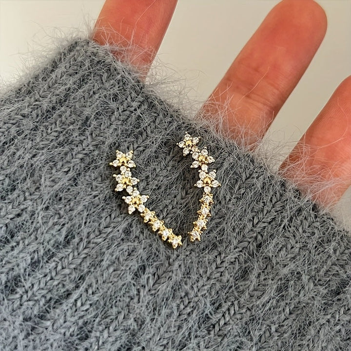 Timeless floral earrings