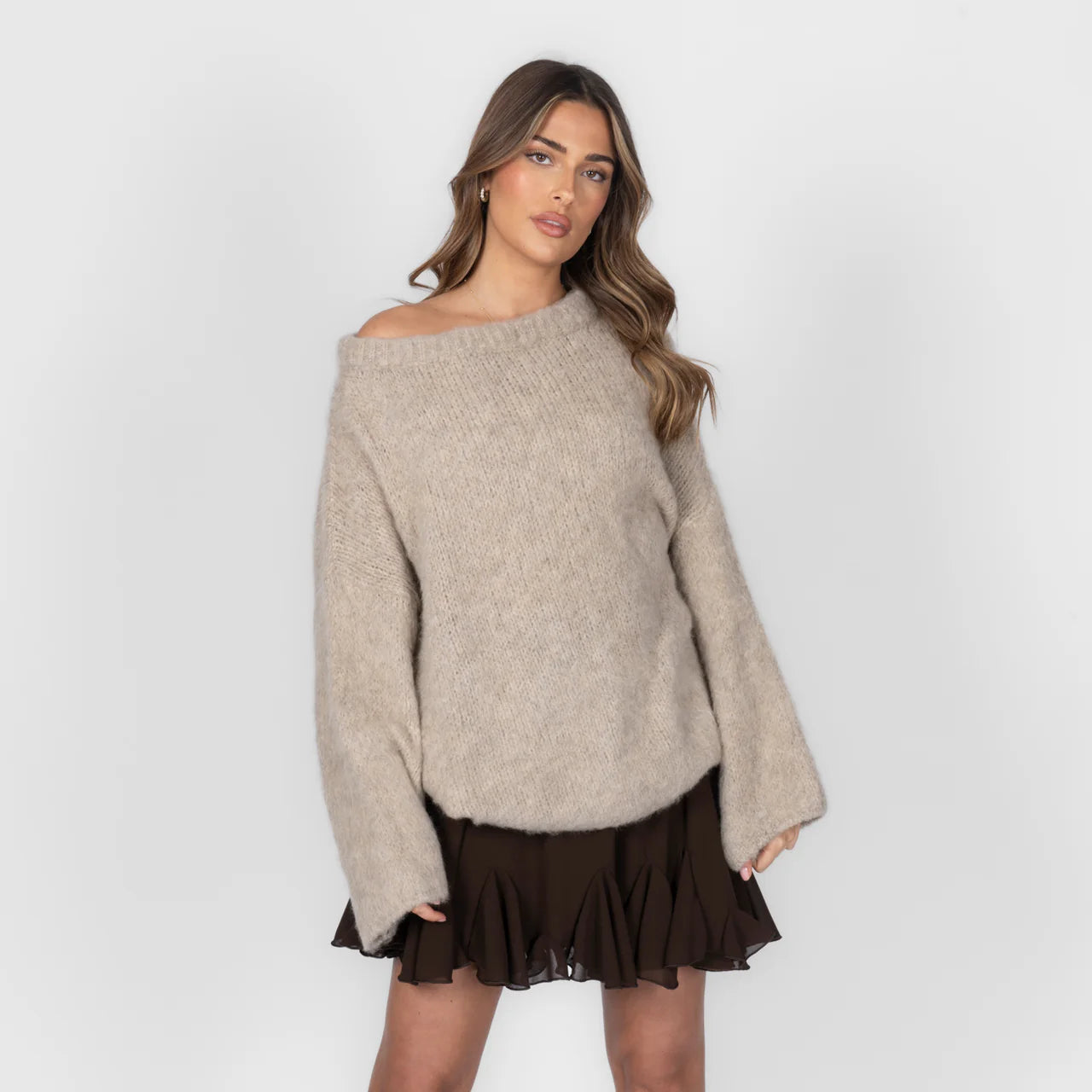 Jersey Off-Shoulder súper suave