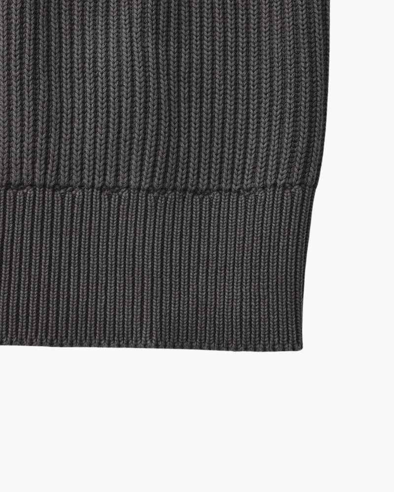 Jersey de algodón a rayas | Cuello redondo