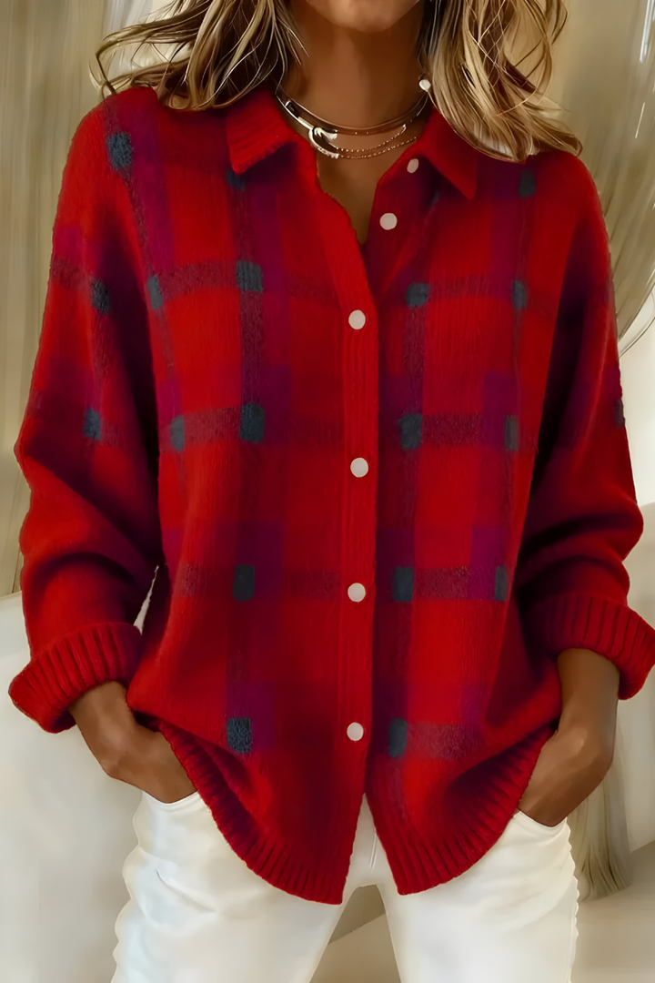 Candida | Checked cardigan