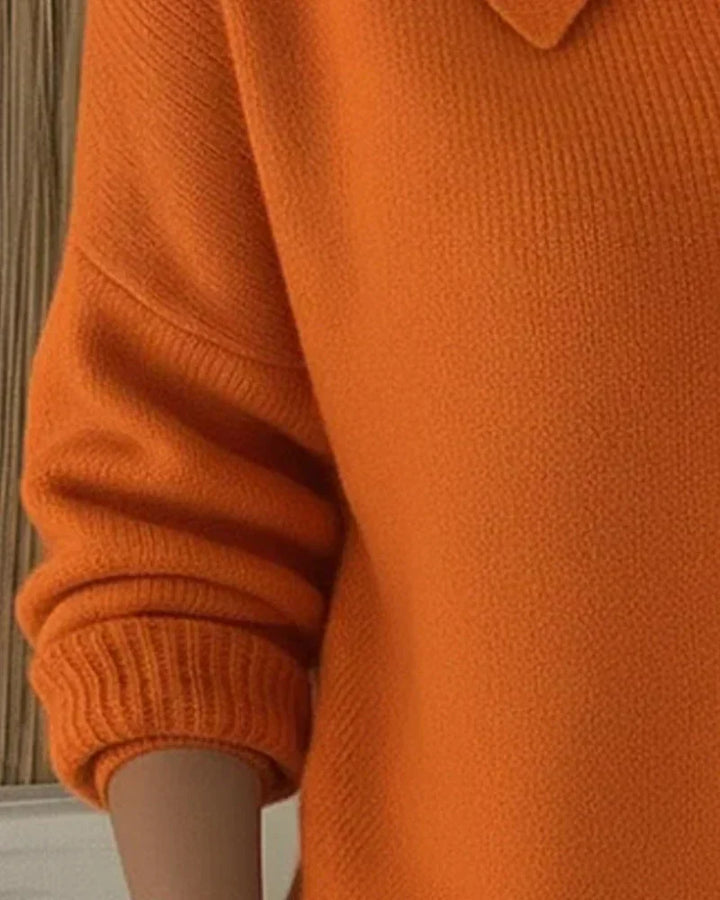 Velia | Cardigan with Shirt Collar