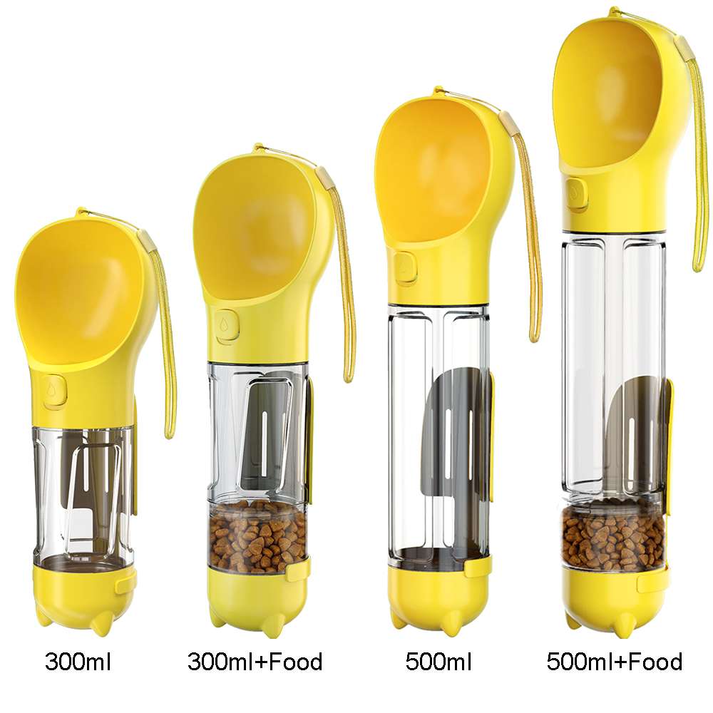 Tragbare Haustier-Trinkflasche auslaufsicher BPA-frei – Einhand-Bedienung