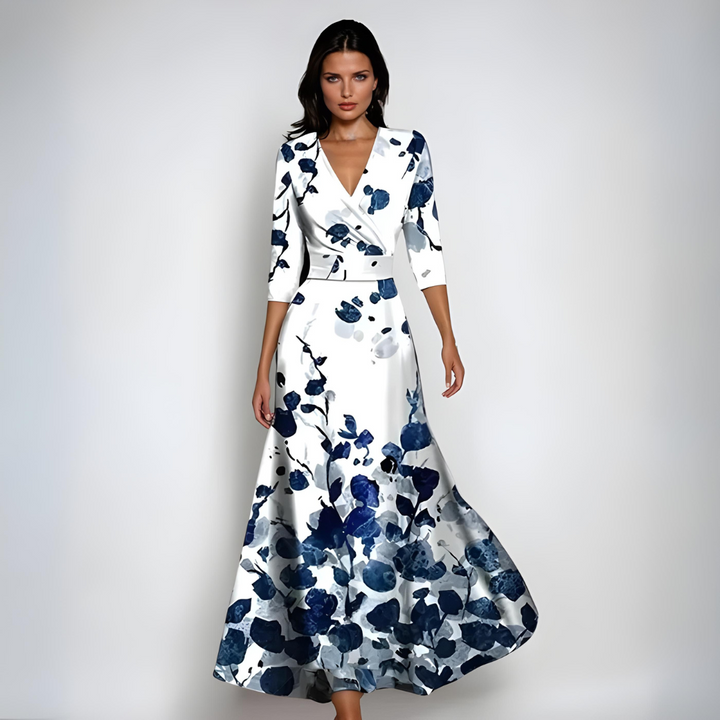Emilia | Elegant Floral Maxi Dress