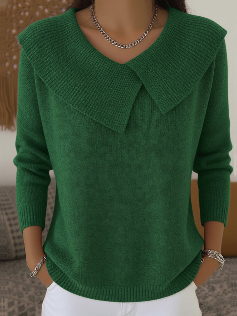 Ida | Wide-Collar Sweater