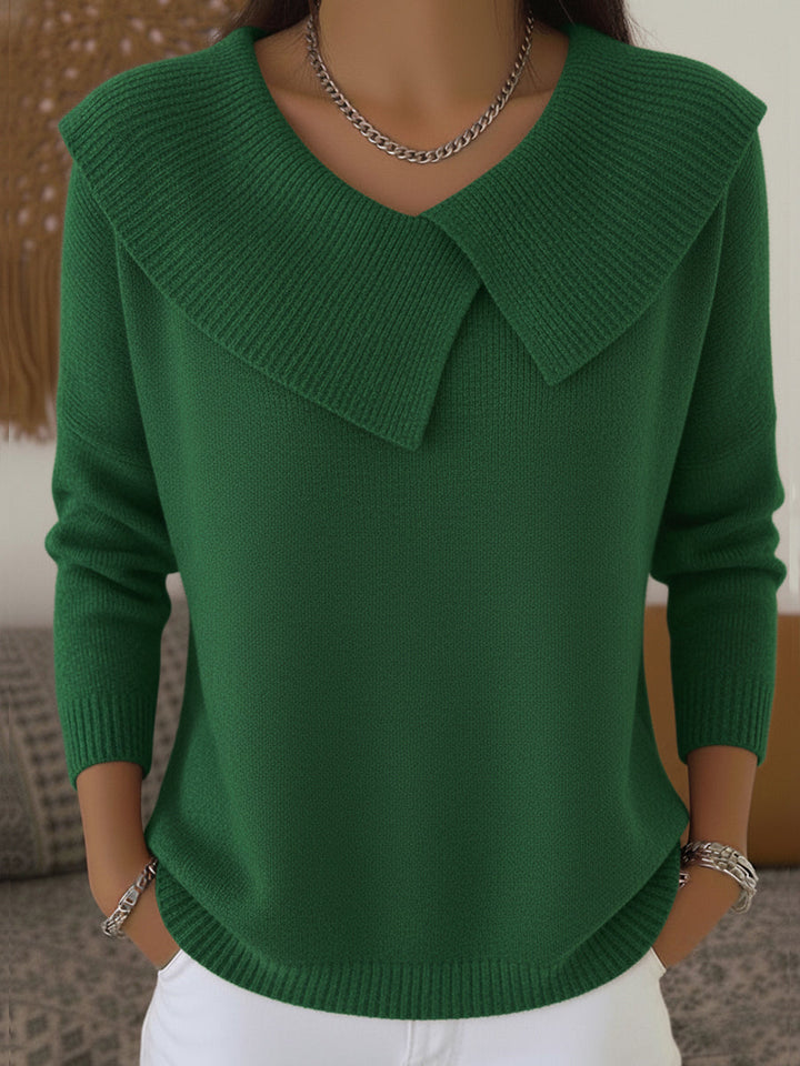 Ida | Wide-Collar Sweater