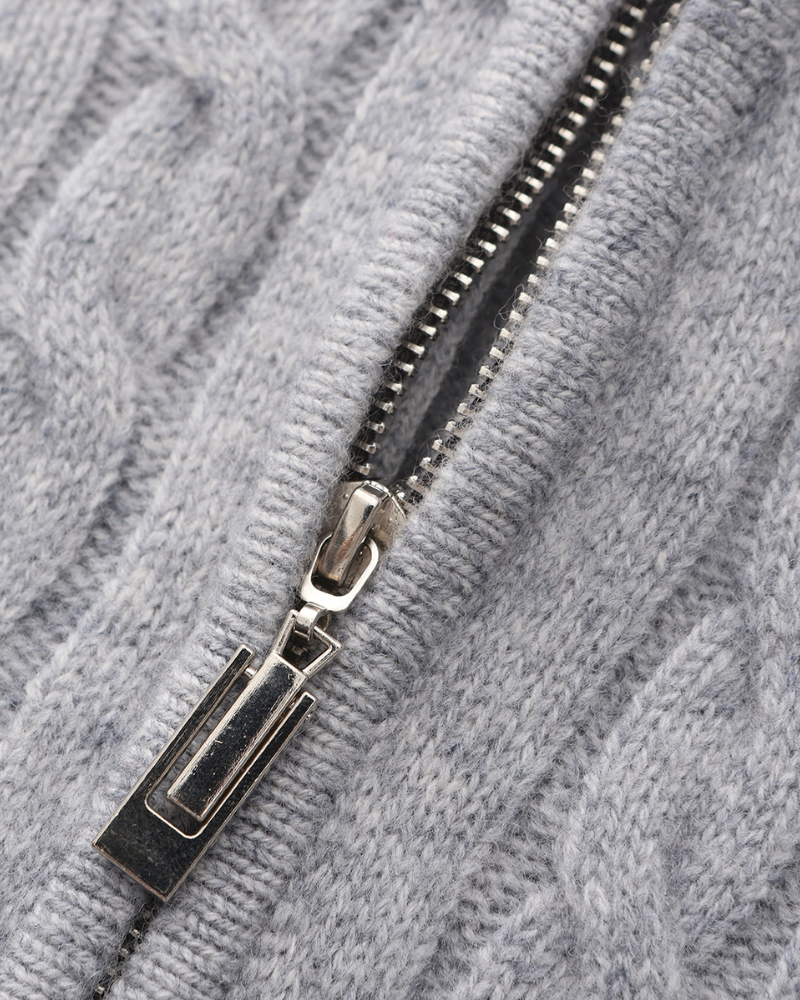 Cashmere Sweater with Half Zip | Comfort and Elegance
