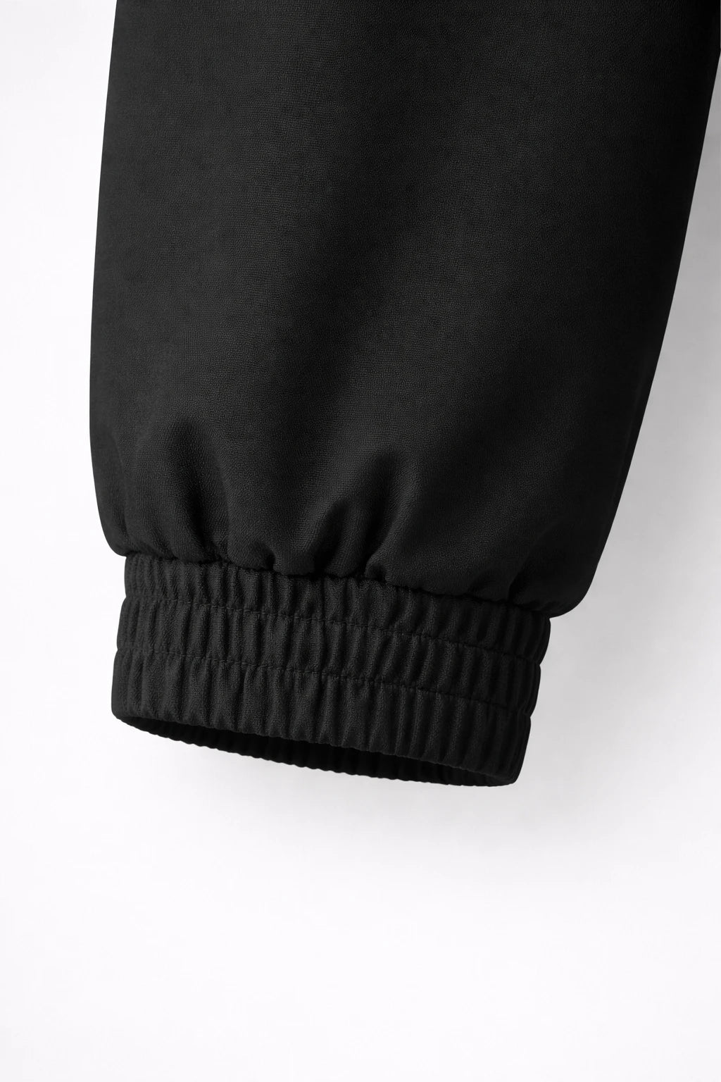 Giacca utility corta nera da uomo | Colletto in velluto e stile casual