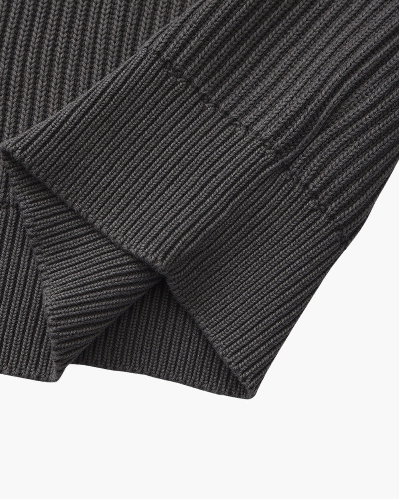 Jersey de algodón a rayas | Cuello redondo