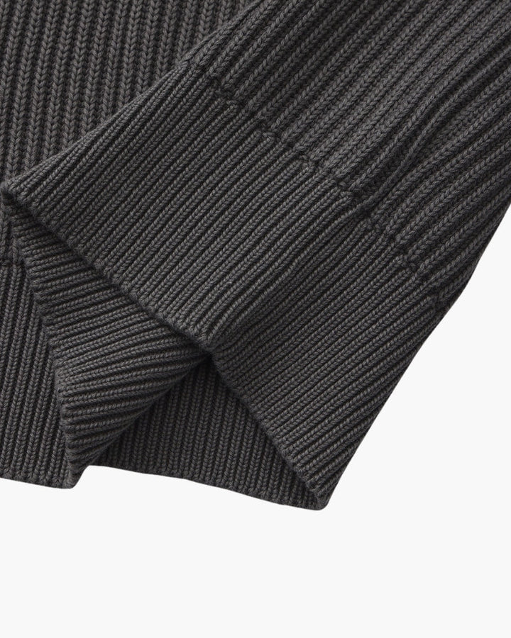 Jersey de algodón a rayas | Cuello redondo