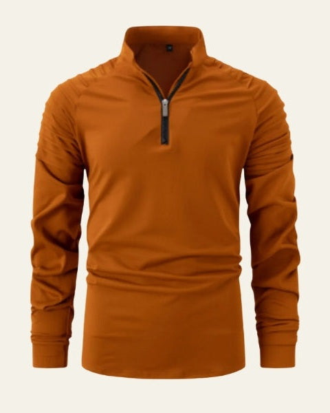 Jersey de media cremallera frontal para hombre | Comodidad diaria y versatilidad contemporánea