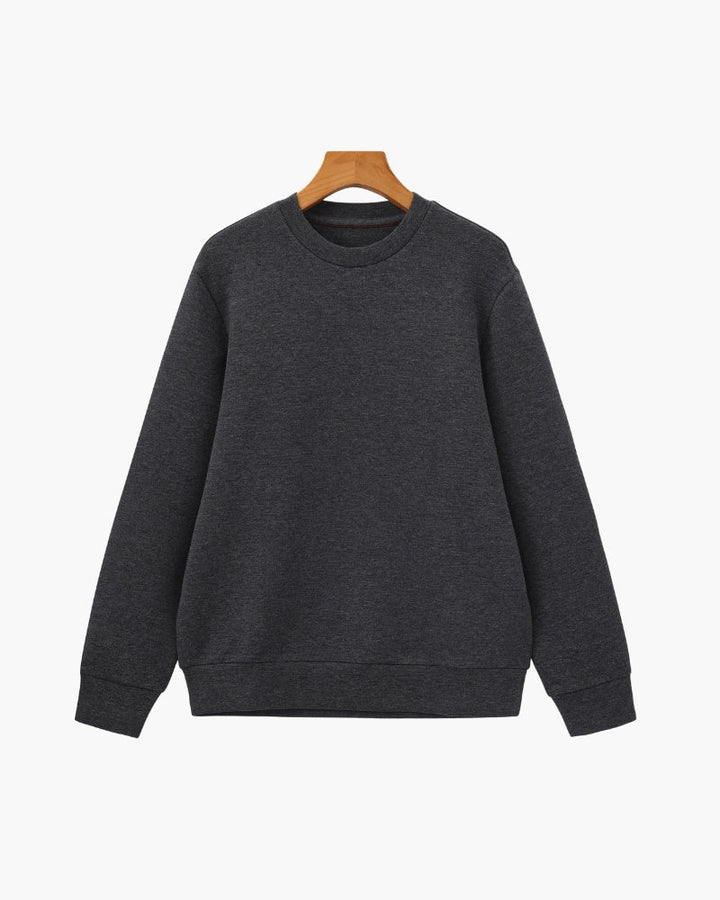 Sweatshirt de mistura de modal e algodão | Conforto para o dia a dia
