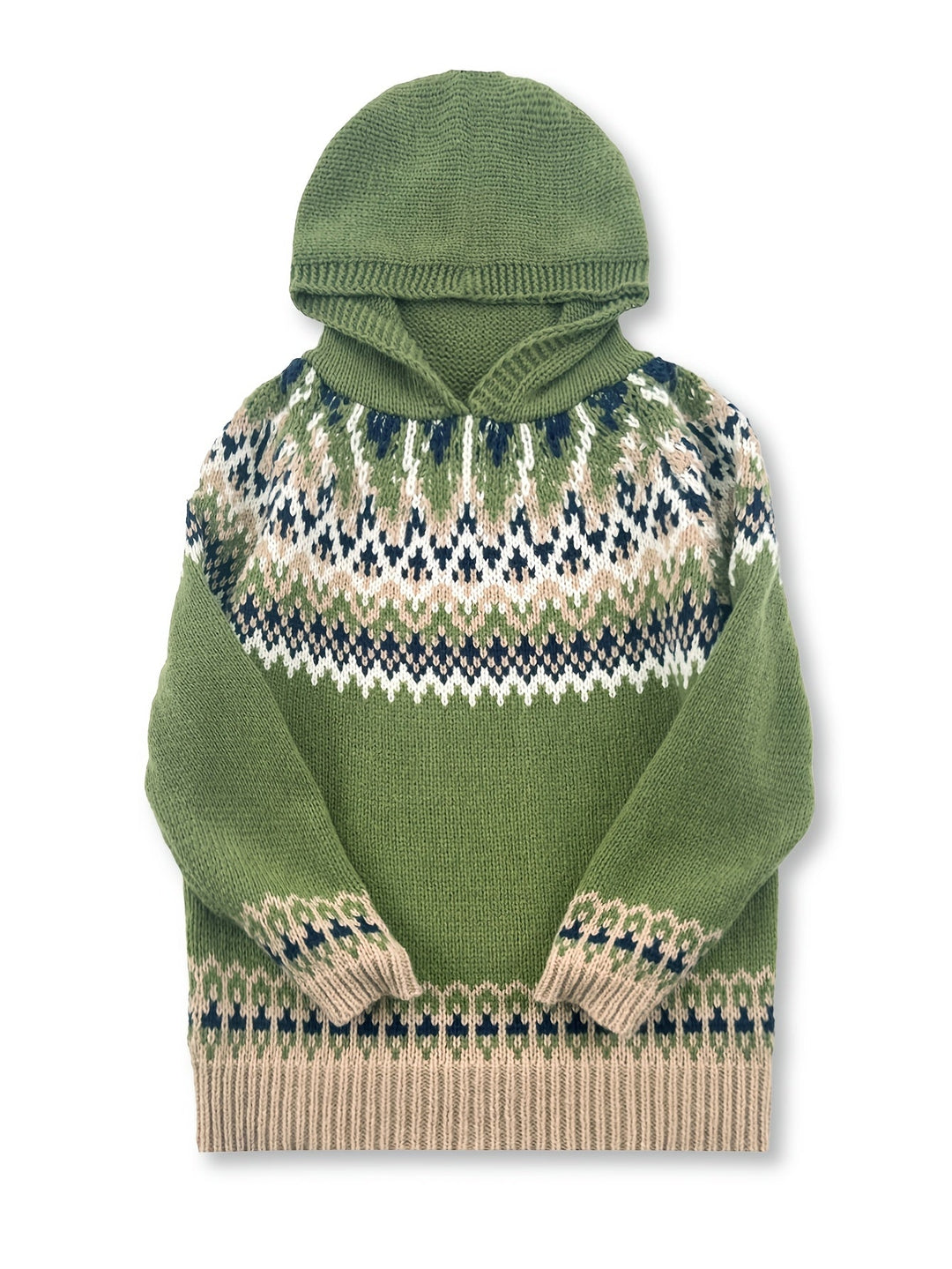 Nerea - Suéter con capucha - Jacquard