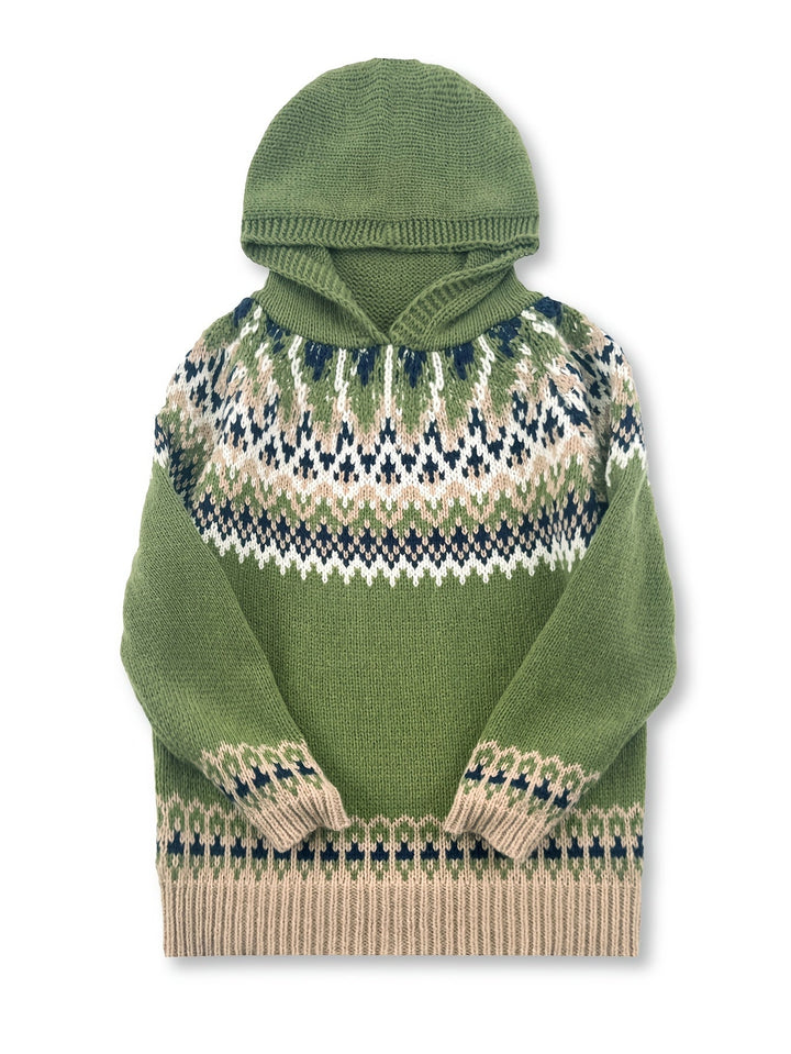 Nerea - Suéter con capucha - Jacquard