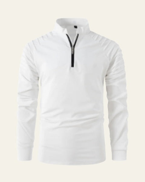 Jersey de media cremallera frontal para hombre | Comodidad diaria y versatilidad contemporánea
