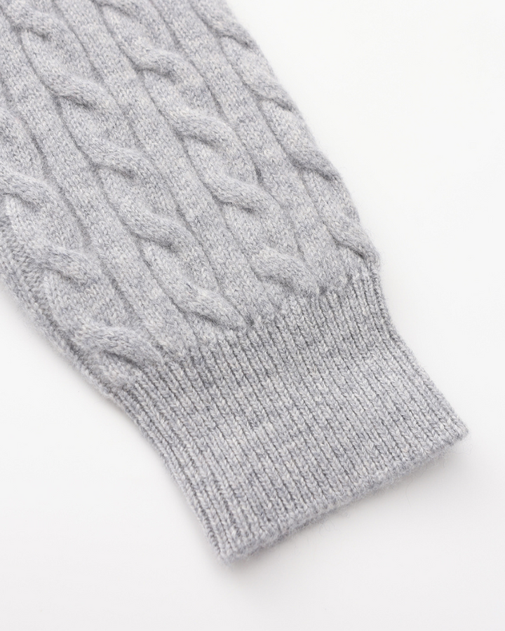 Cashmere Sweater with Half Zip | Comfort and Elegance
