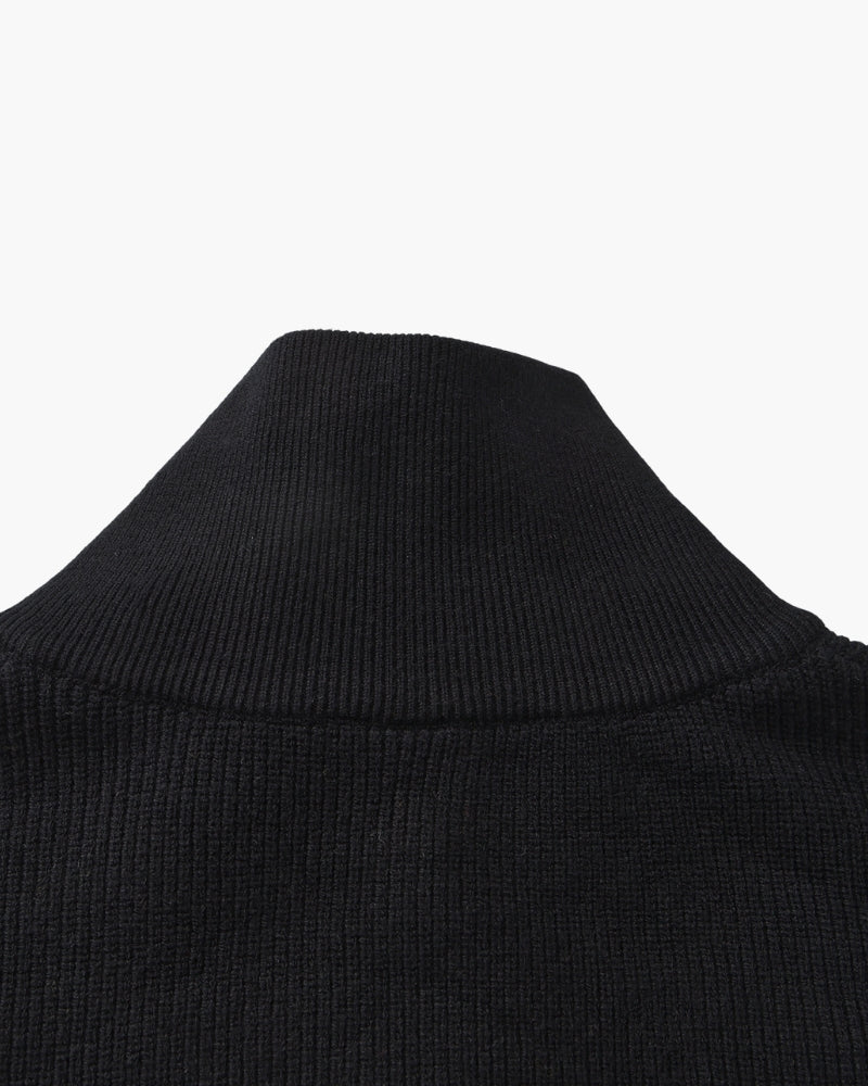 Camisola técnica com meio fecho | Camisa estruturada