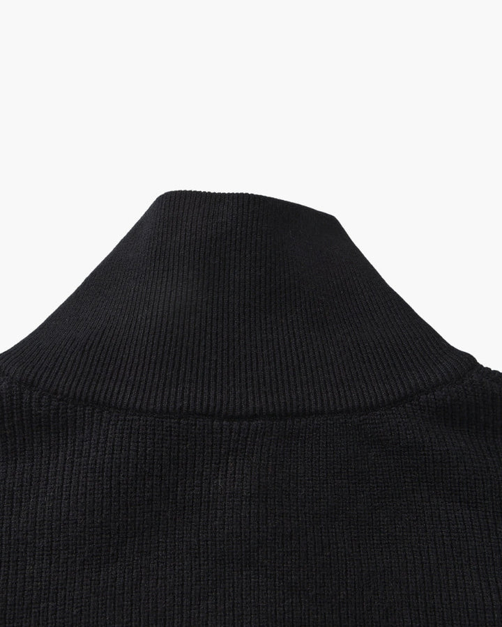 Camisola técnica com meio fecho | Camisa estruturada