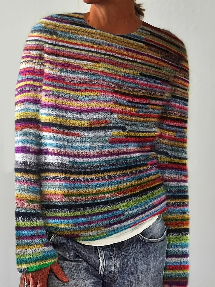 Ingrid | Patterned Knit Sweater