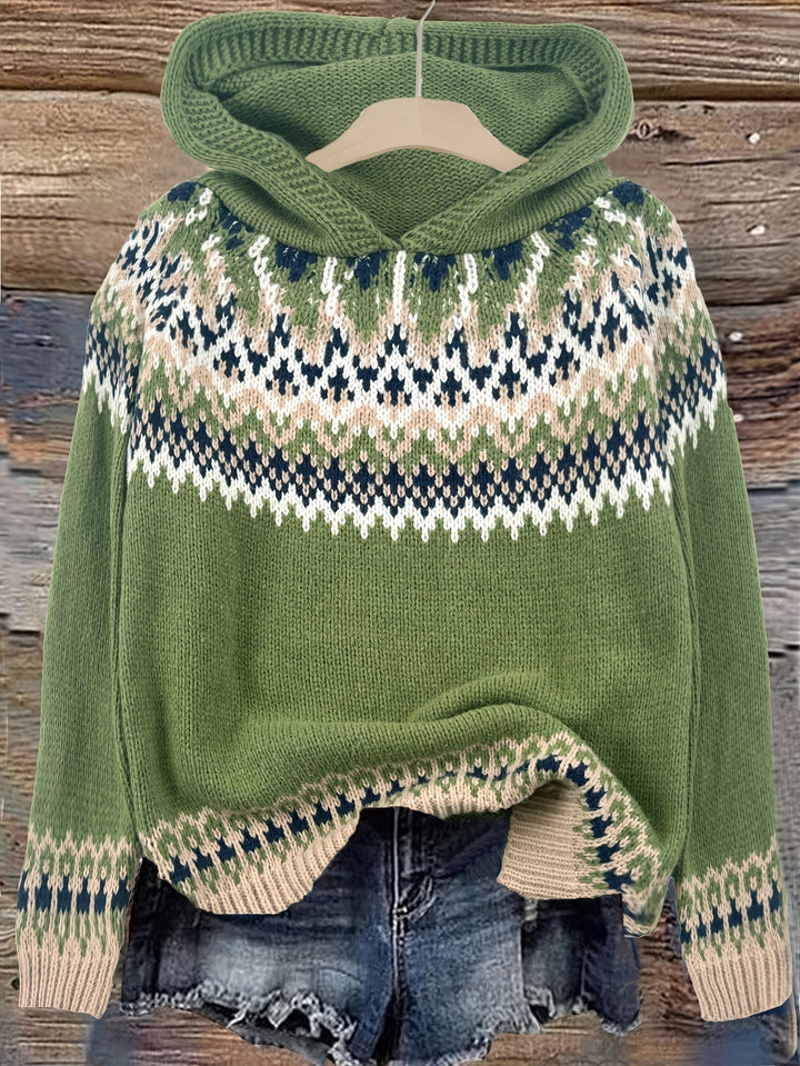 Nerea - Suéter con capucha - Jacquard