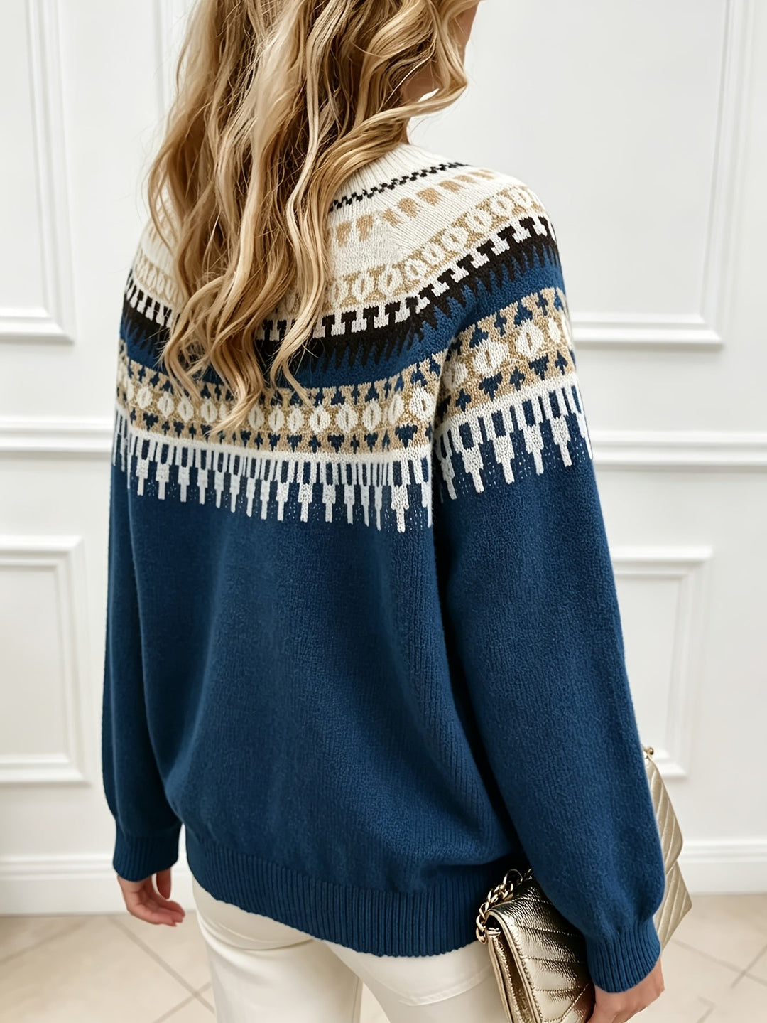 Mariana | Pull en maille à motifs