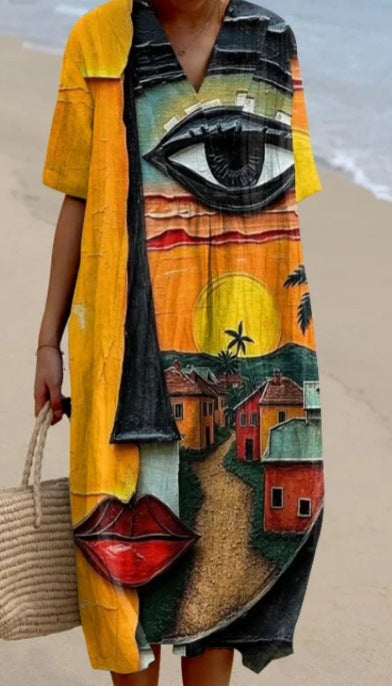 Diany™ | Mediterranean Bohemian Dress