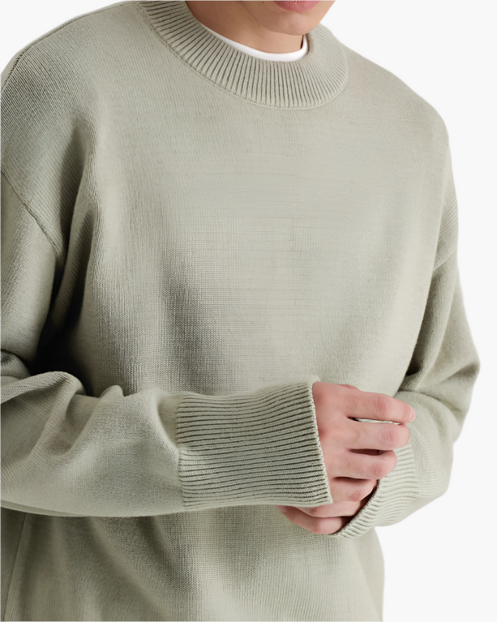 100% Premium Wool High Neck Sweater | Comfort and Elegance