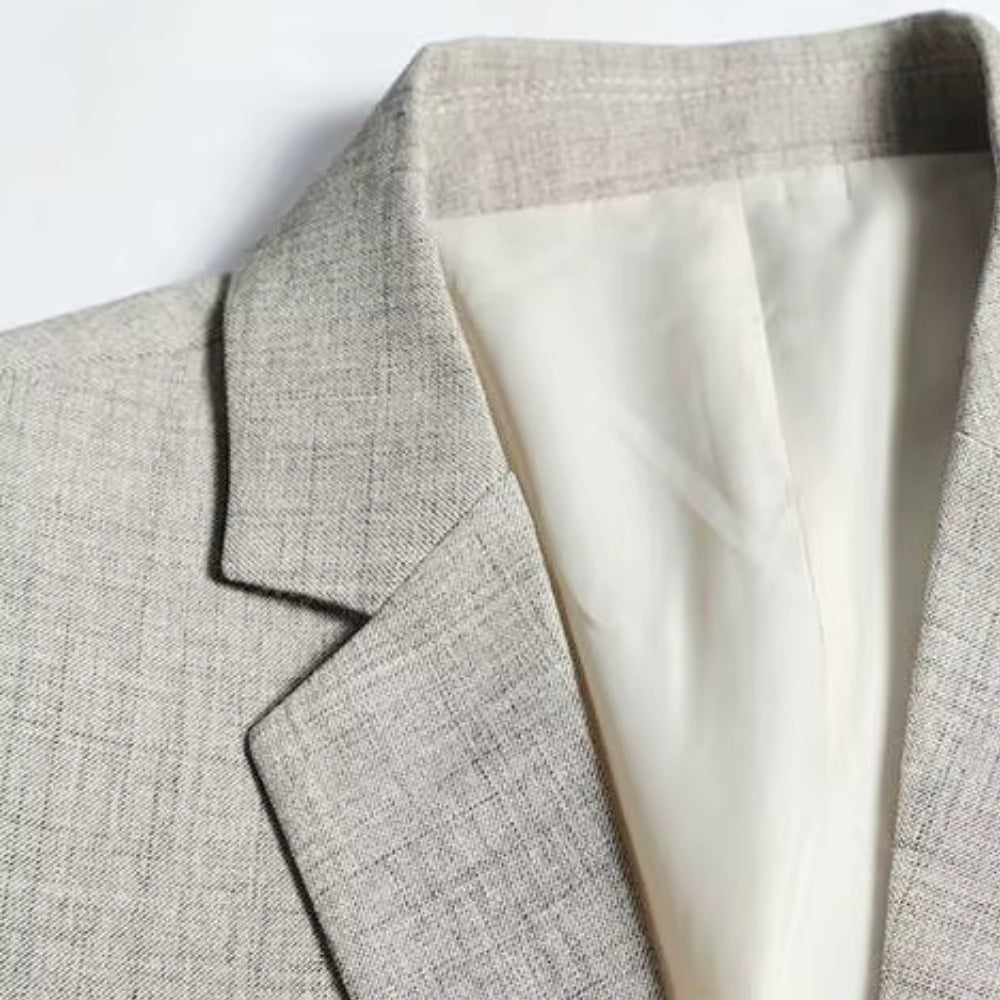 Blazer elegante con rever e bottone singolo | Stile formale