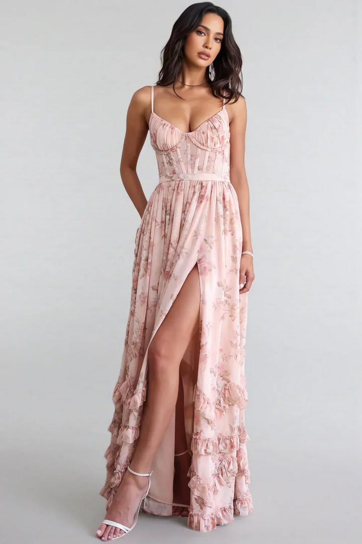 Violet Enchanting Maxi Dress - Pink 2