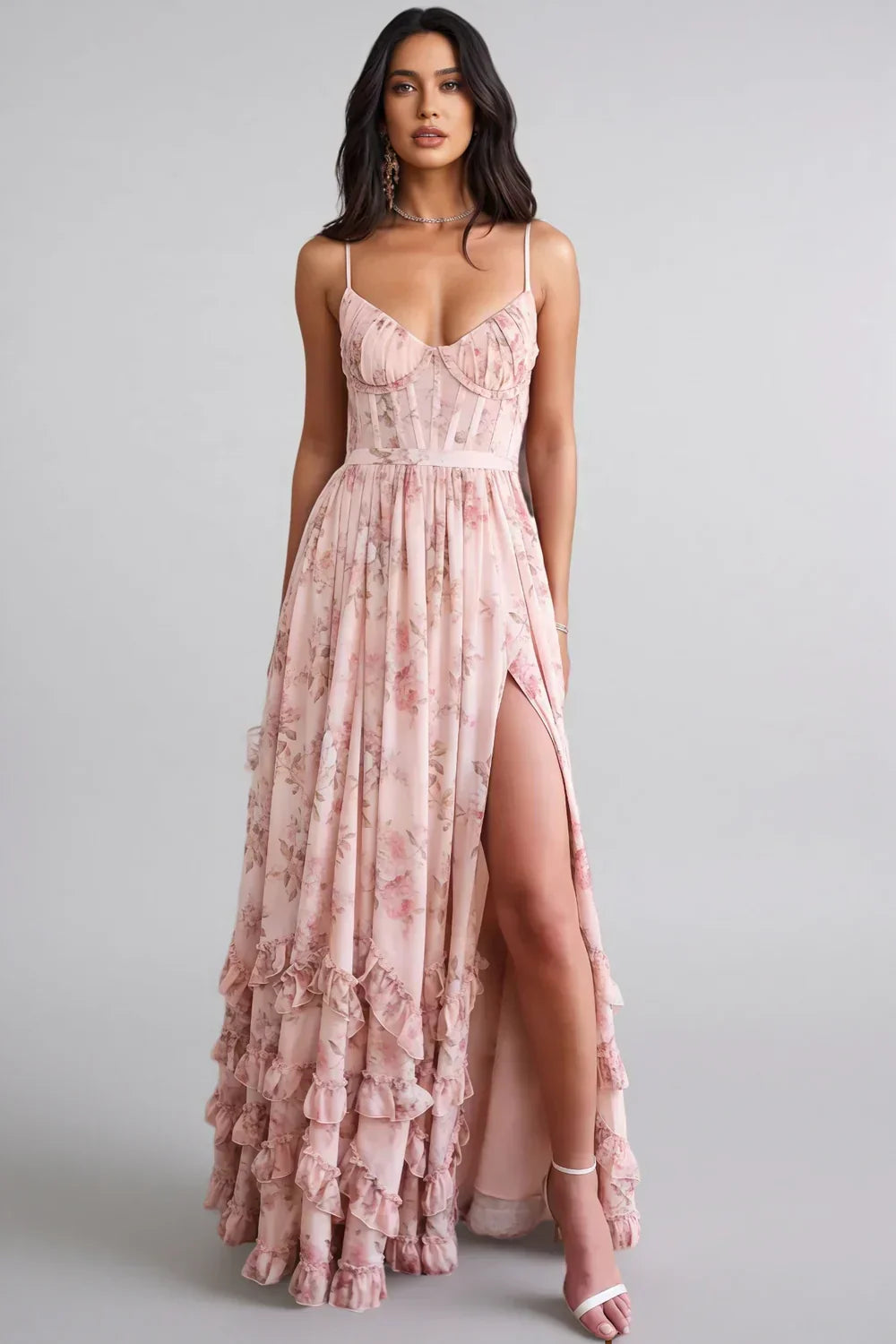 Violet Enchanting Maxi Dress - Pink 1