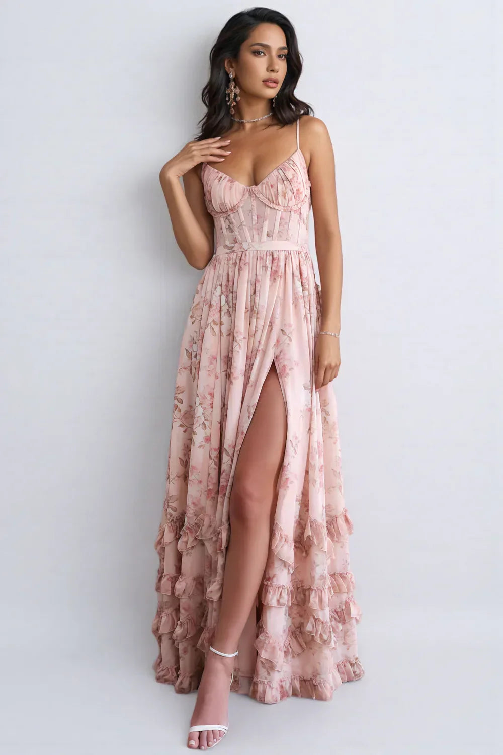 Violet Enchanting Maxi Dress - Pink 3