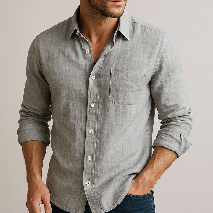 Camicia in lino traspirante uomo