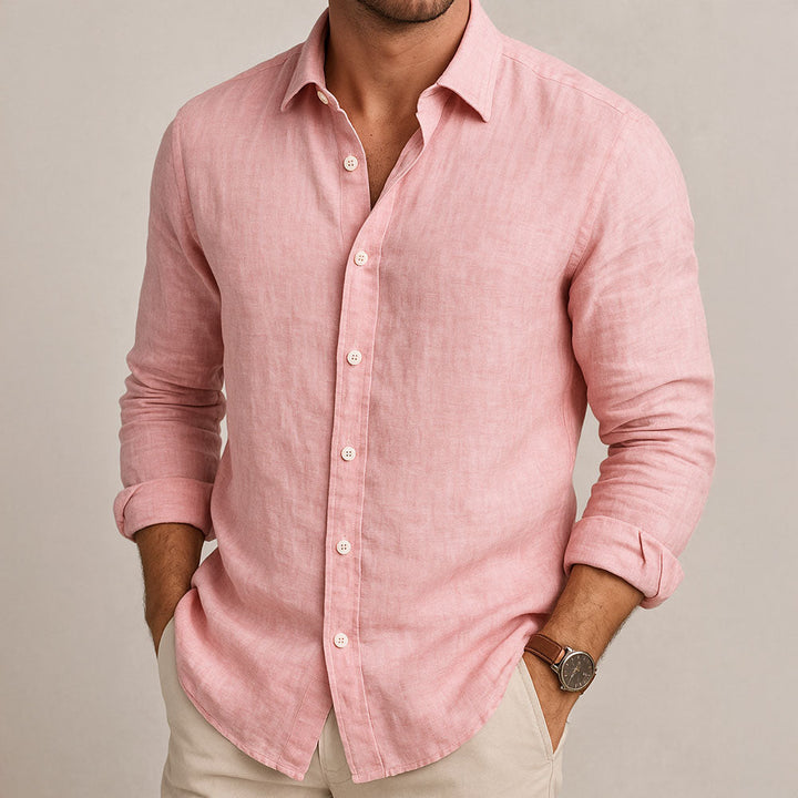 Camicia in lino traspirante uomo