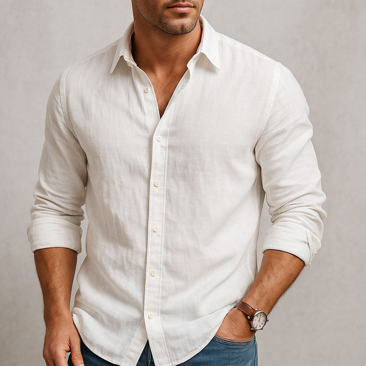 Camicia in lino traspirante uomo