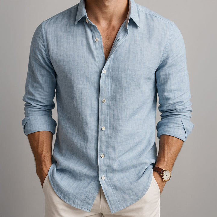 Camicia in lino traspirante uomo