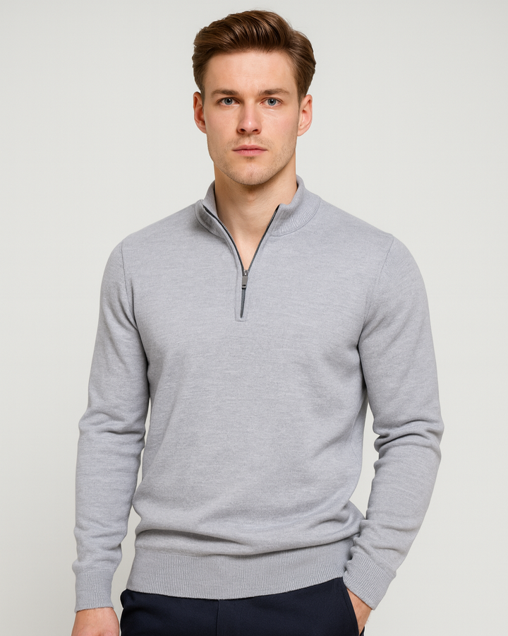 Jersey de media cremallera para hombre | Diseño esencial y comodidad diaria
