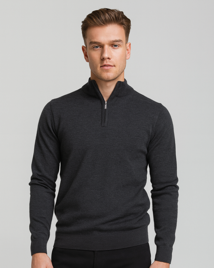 Jersey de media cremallera para hombre | Diseño esencial y comodidad diaria