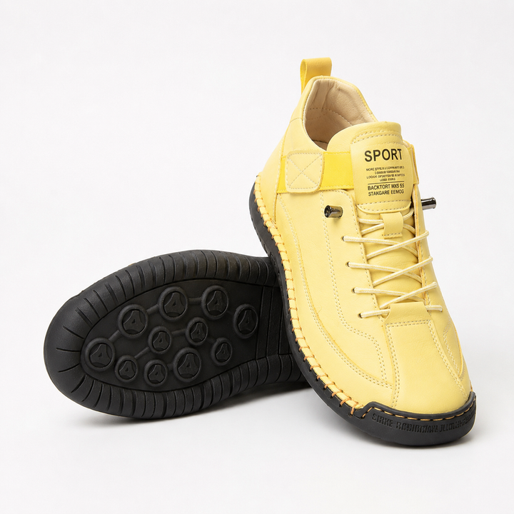 Oriana | Baskets à lacets avec surpiqûres contrastantes