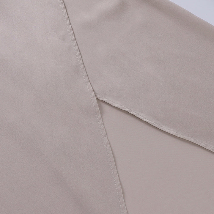 Satin-Look Sleeveless V-Neck Dress