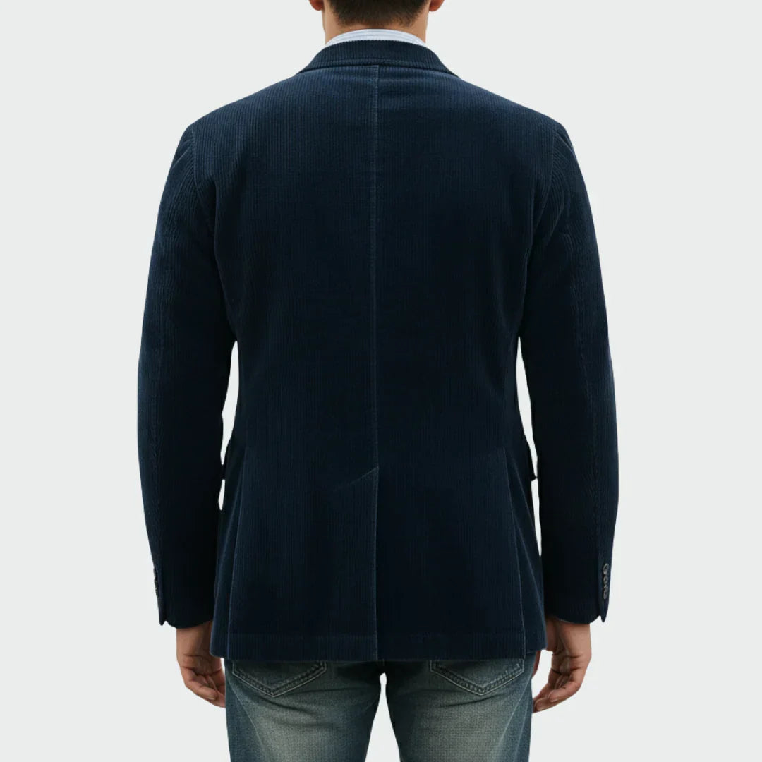 Corduroy Blazer with Classic Lapels | Casual Elegant Style