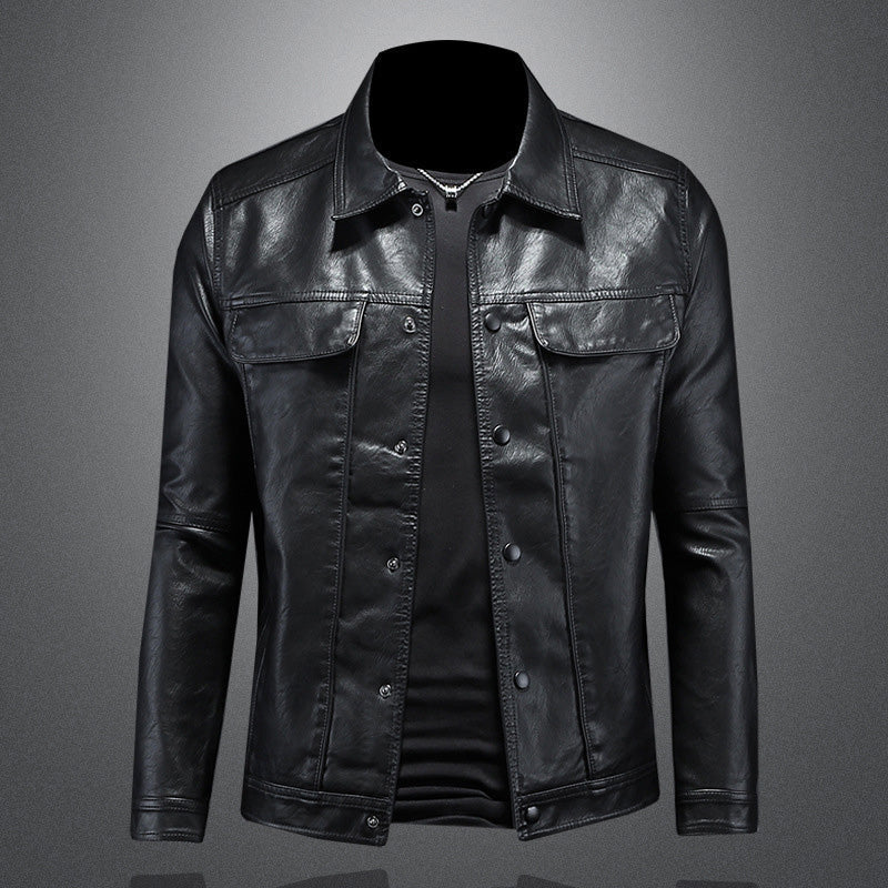 Chaqueta de motociclista con cremallera y corte entallado | Estilo informal para el uso diario