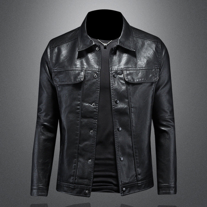 Chaqueta de motociclista con cremallera y corte entallado | Estilo informal para el uso diario
