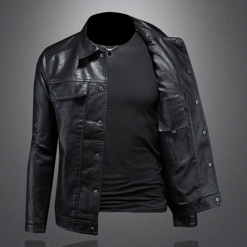 Chaqueta de motociclista con cremallera y corte entallado | Estilo informal para el uso diario
