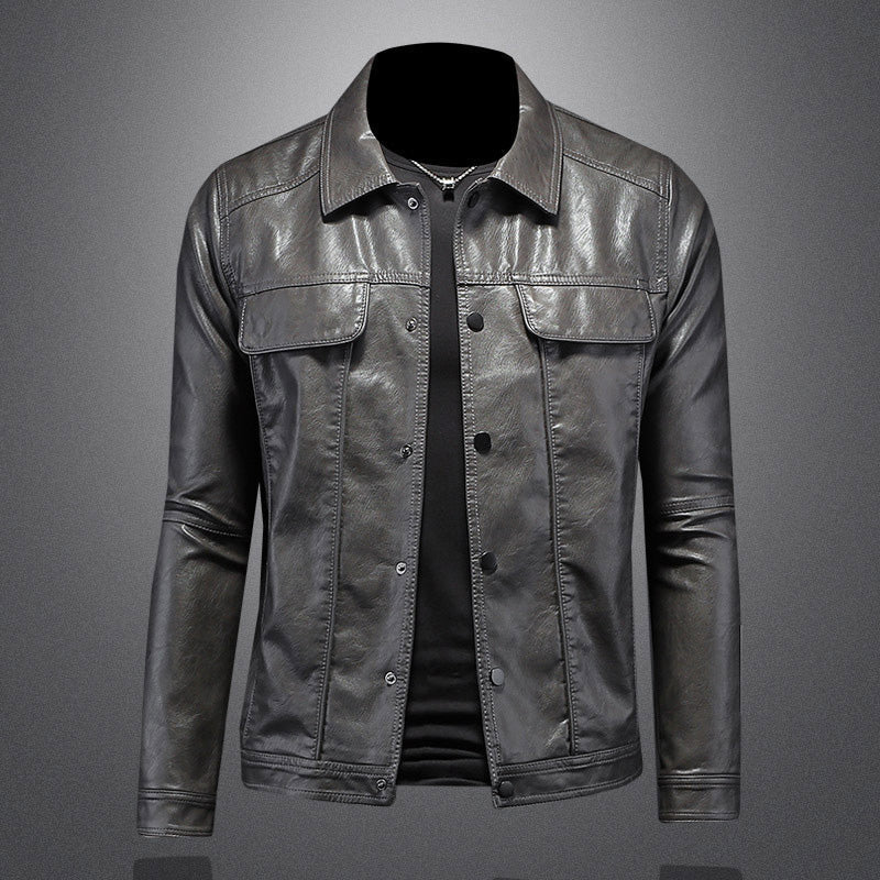 Chaqueta de motociclista con cremallera y corte entallado | Estilo informal para el uso diario